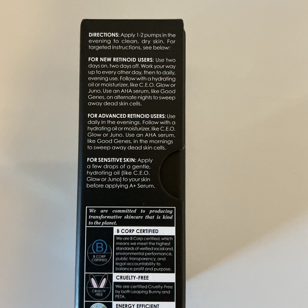New SundayRiley A+ High Dose Retinoid Serum .05 oz - Picture 2 of 4